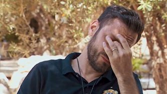 אלירז שדה מתרגש, צילום: צילום מסך